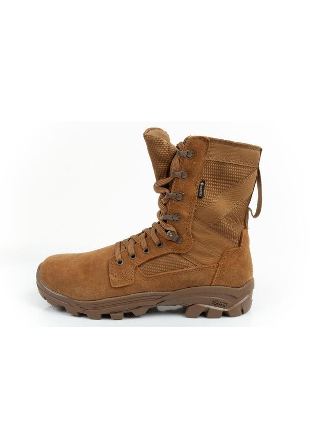 Buty trekkingowe męskie Garmont T8 Extreme GORE-TEX. Kolor: brązowy. Materiał: skóra, materiał. Szerokość cholewki: normalna. Technologia: Gore-Tex