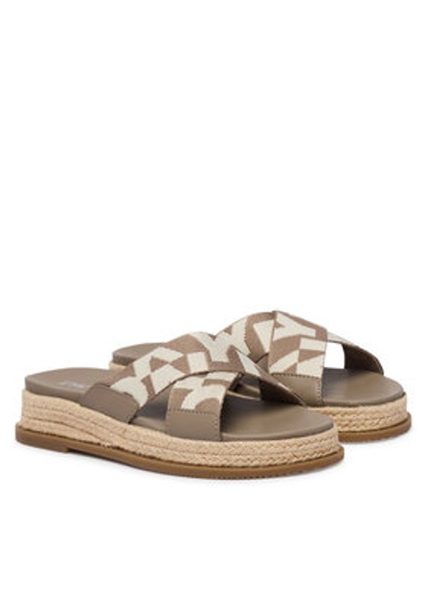 DKNY Espadryle Binna K2639436 Beżowy. Kolor: beżowy. Materiał: materiał