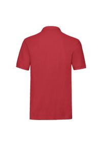 FRUIT OF THE LOOM - Koszulka Polo Premium Unisex Dla Dorosłych. Typ kołnierza: polo. Kolor: czerwony