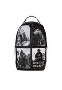 SPRAYGROUND Plecak Compton Backpack Sq 910B5976NSZ Czarny. Kolor: czarny. Materiał: skóra