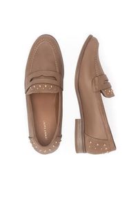 Jenny Fairy Mokasyny WS10002-04 Beżowy. Kolor: beżowy. Materiał: skóra #4