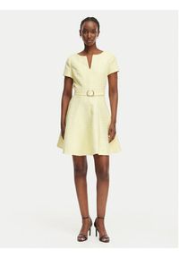 Morgan Sukienka koktajlowa 261-RCARL Żółty Regular Fit. Kolor: żółty. Materiał: syntetyk. Styl: wizytowy #4
