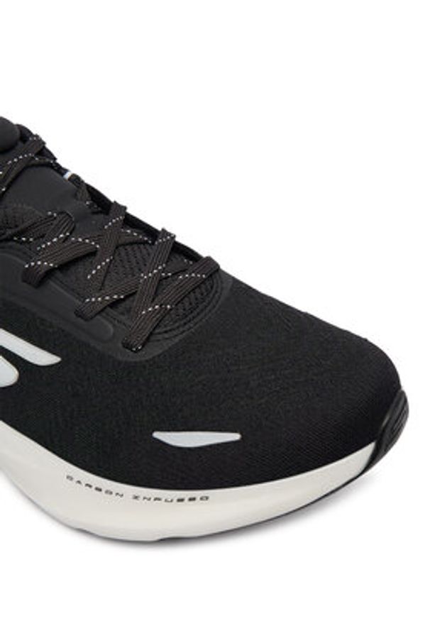 skechers - Skechers Buty do biegania Aero Spark 246200/BKW Czarny. Kolor: czarny. Materiał: materiał