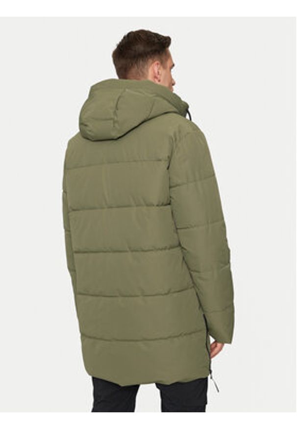 Halti Płaszcz zimowy Linjat 065-0419 Zielony Regular Fit. Kolor: zielony. Materiał: syntetyk. Sezon: zima