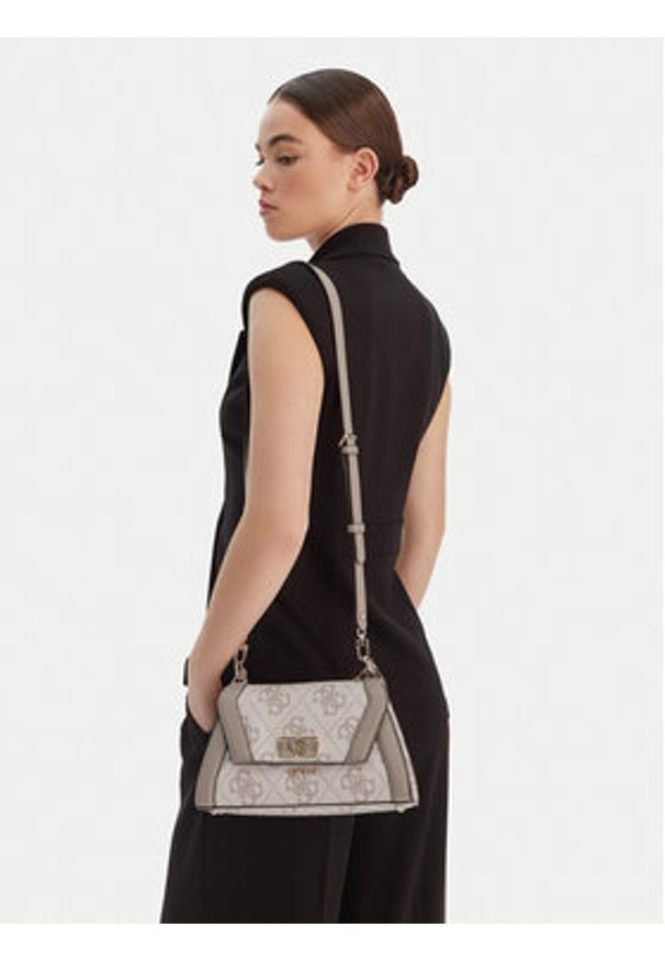 Guess Torebka Karnilla HWOS99 01190 Beżowy. Kolor: beżowy. Materiał: skórzane