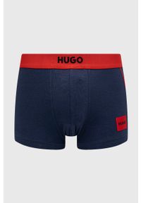 Hugo - HUGO bokserki męskie kolor granatowy. Kolor: niebieski