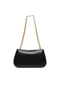 Calvin Klein Torebka Ck Convertible Chain Medium Bag LV04F3171G Czarny. Kolor: czarny. Materiał: skórzane #3