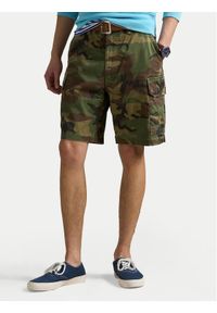 Polo Ralph Lauren Szorty materiałowe 710966288001 Zielony Relaxed Fit. Kolor: zielony. Materiał: bawełna #1