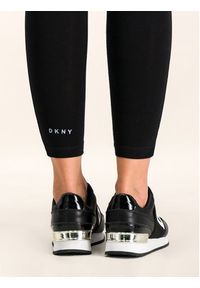 DKNY Sport Legginsy DP9P1939 Czarny Slim Fit. Kolor: czarny. Materiał: bawełna. Styl: sportowy