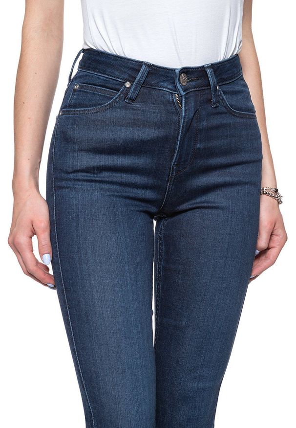 Lee - SPODNIE DAMSKIE LEE SCARLETT HIGH POLISHED INDIGO L626RKKD 112114347