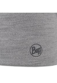 Buff - Czapka z wełny merino midweight. Kolor: szary. Materiał: wełna. Styl: sportowy