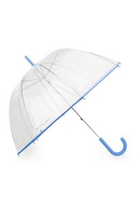 Wittchen - Parasol transparentny niebieski. Kolor: niebieski. Materiał: poliester
