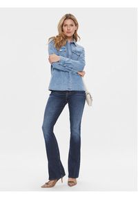 Guess Koszula jeansowa W4RH75 D59K1 Niebieski Regular Fit. Kolor: niebieski. Materiał: bawełna, jeans