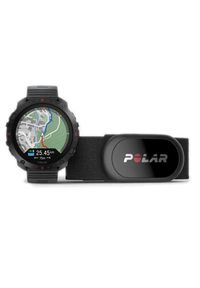 POLAR - Zegarek sportowy Polar Grit X2 Pro H10 czarno-czarny S-L. Rodzaj zegarka: cyfrowe. Kolor: czarny. Materiał: polar. Styl: sportowy #1