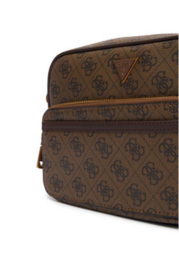 Guess Saszetka HMMILO P5422 Brązowy. Kolor: brązowy. Materiał: skóra