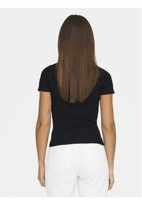 JDY T-Shirt Cirkeline 15307860 Czarny Slim Fit. Kolor: czarny. Materiał: wiskoza