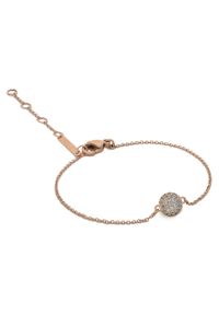 Daniel Wellington Bransoletka Pavé DW00400626 Różowe złocenie. Materiał: metalowe. Kolor: różowy