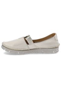 Beżowe Półbuty Maciejka Wygodne Skórzane Buty. Okazja: na co dzień, na spacer. Kolor: beżowy. Materiał: skóra. Sezon: lato, wiosna. Styl: casual #6