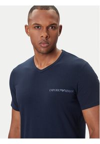 Emporio Armani Underwear Komplet 2 t-shirtów EM000392 AF10779 MB263 Granatowy Regular Fit. Kolor: niebieski. Materiał: bawełna #5