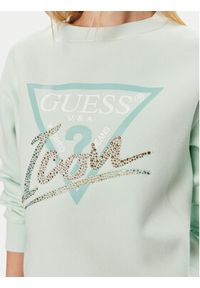 Guess Bluza Icon W4GQ09 KB681 Zielony Relaxed Fit. Kolor: zielony. Materiał: syntetyk #5