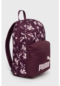 Puma plecak 78046 damski kolor bordowy duży wzorzysty. Kolor: czerwony #3