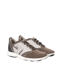 Geox Sneakersy "Nebula A" | U04D7A 02285 | Mężczyzna | Brązowy. Nosek buta: okrągły. Kolor: brązowy. Materiał: tkanina, skóra #1