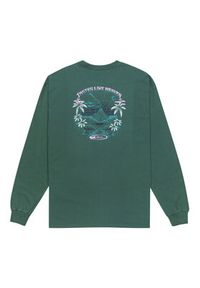 Quiksilver Longsleeve Hw Hollow Coves EQYZT08202 Zielony Comfort Fit. Kolor: zielony. Materiał: bawełna. Długość rękawa: długi rękaw #3