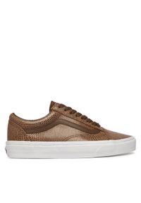 Vans Tenisówki Old Skool VN000EDYFST1 Brązowy. Kolor: brązowy. Materiał: skóra #1