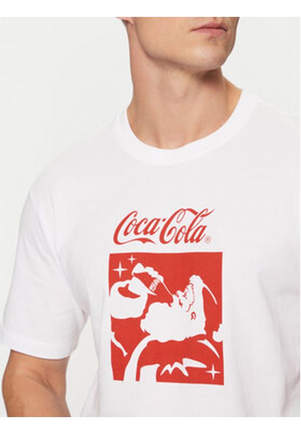 Only & Sons T-Shirt 22030844 Biały Regular Fit. Kolor: biały. Materiał: bawełna