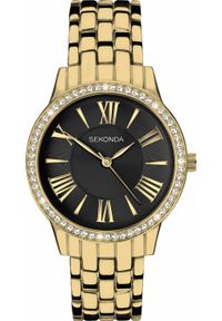 Zegarek Sekonda Zegarek damski Sekonda 40562 złoty. Kolor: złoty #1