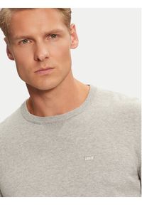 Levi's® Sweter A7207-0000 Szary Regular Fit. Kolor: szary. Materiał: bawełna