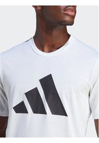 Adidas - adidas T-Shirt Train Essentials Feelready Logo Training IM4373 Biały Regular Fit. Kolor: biały. Materiał: syntetyk, bawełna #5