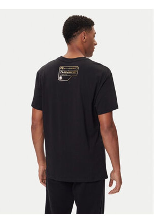 Plein Sport T-Shirt FAEC MTK8373 STE001N Czarny Loose Fit. Kolor: czarny. Materiał: bawełna. Styl: sportowy