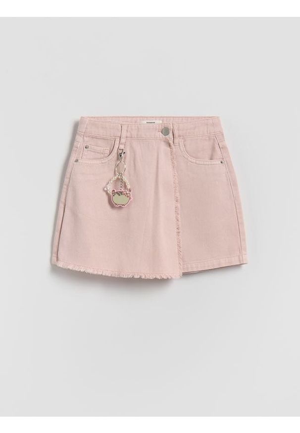 Reserved - Spódnico-szorty Pusheen - brudny róż. Kolor: różowy. Materiał: bawełna