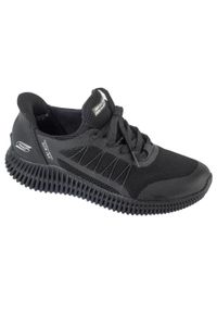 skechers - Buty sportowe Sneakersy damskie, Skechers Slip-Ins: Bobs Geo Lite - Divine Pace. Kolor: czarny. Sport: turystyka piesza