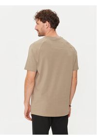 BOSS - Boss T-Shirt Teebero 1 50512999 Beżowy Regular Fit. Kolor: beżowy. Materiał: bawełna