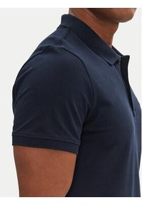 Tommy Jeans Polo DM0DM20676 Granatowy Slim Fit. Typ kołnierza: polo. Kolor: niebieski. Materiał: bawełna