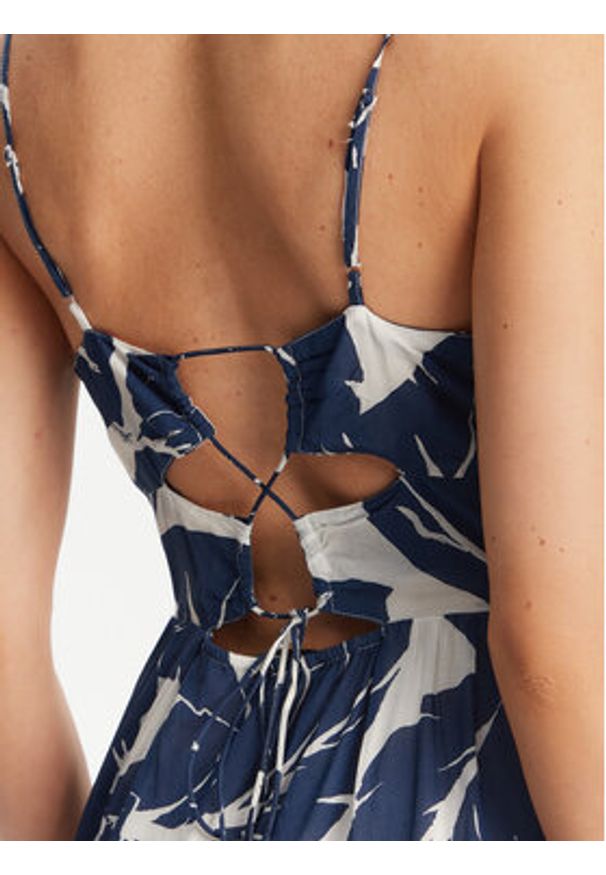 Gaudi Sukienka letnia 511FD15021 Granatowy Regular Fit. Kolor: niebieski. Materiał: bawełna, wiskoza. Sezon: lato