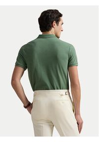 Polo Ralph Lauren Polo 710536856465 Zielony Slim Fit. Typ kołnierza: polo. Kolor: zielony. Materiał: bawełna