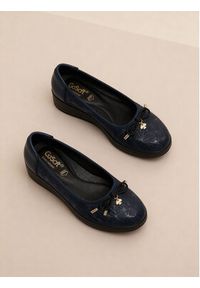 Go Soft Baleriny CEO-WI16-3243-02 Granatowy. Kolor: niebieski. Materiał: materiał #7