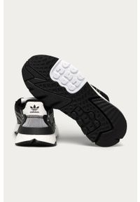 adidas Originals - Buty Nite Jogger. Nosek buta: okrągły. Zapięcie: sznurówki. Kolor: czarny. Materiał: syntetyk, materiał, skóra ekologiczna. Szerokość cholewki: normalna #2
