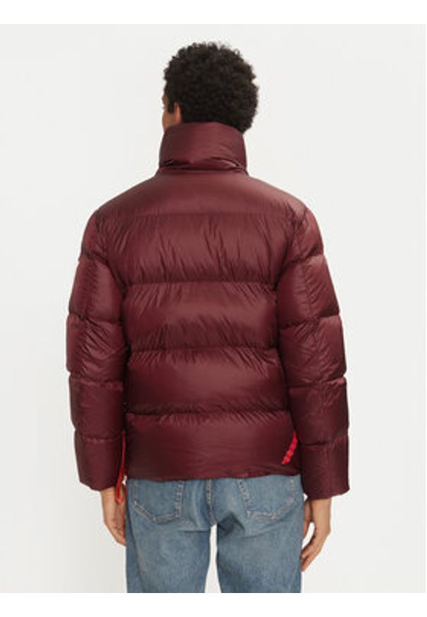 After Label - AFTER LABEL Kurtka puchowa Chamonix A00015 Bordowy Regular Fit. Kolor: czerwony. Materiał: syntetyk