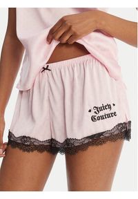 Juicy Couture Piżama JCYPJ126862 Różowy Slim Fit. Kolor: różowy. Materiał: syntetyk #3