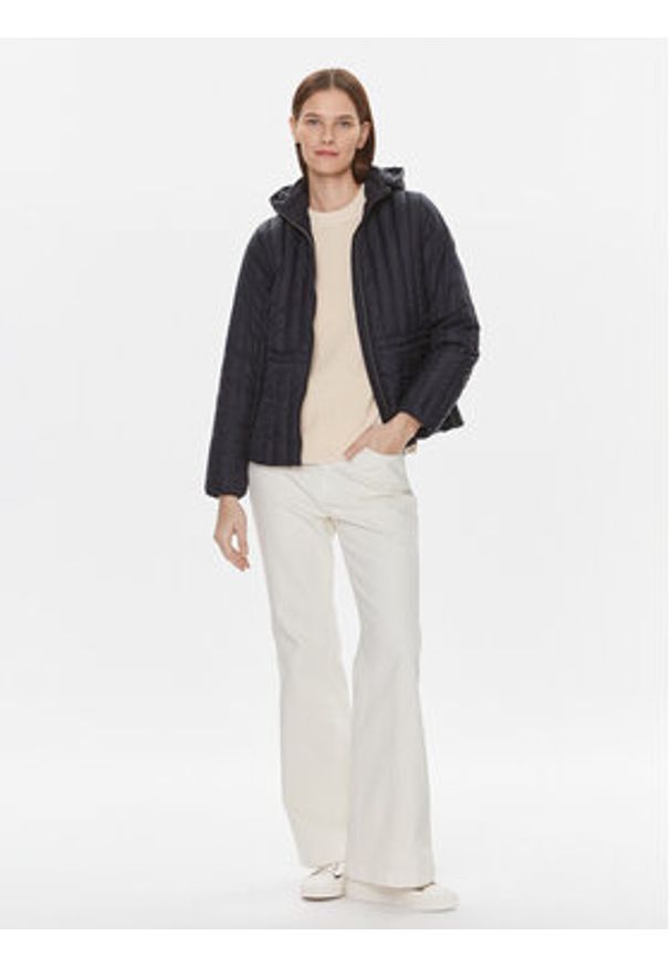 TOMMY HILFIGER - Tommy Hilfiger Kurtka puchowa WW0WW40484 Granatowy Regular Fit. Kolor: niebieski. Materiał: puch, syntetyk