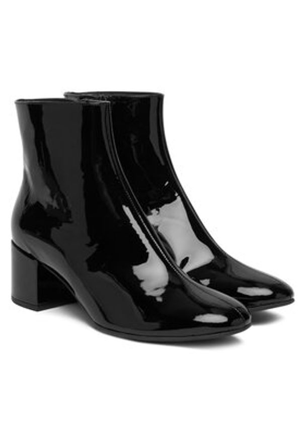 HÖGL Botki 0-184104-01000 Czarny. Kolor: czarny. Materiał: skóra, lakier