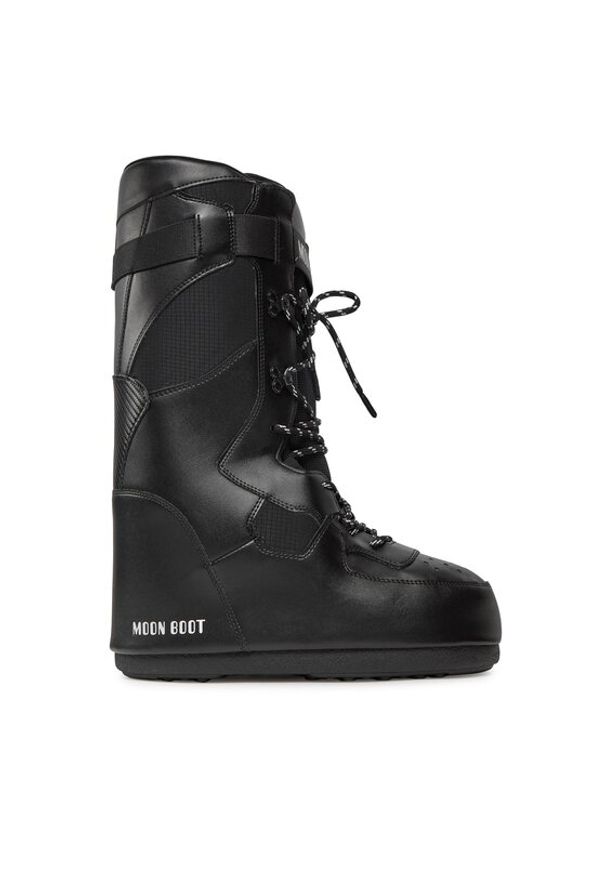 Moon Boot Śniegowce Sneaker High 14028300001 Czarny. Kolor: czarny. Materiał: syntetyk