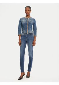 Liu Jo Kurtka jeansowa UXX039 D4128 Granatowy Regular Fit. Kolor: niebieski. Materiał: bawełna #2