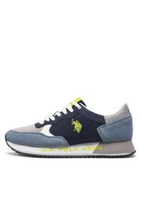 U.S. Polo Assn. Sneakersy CleeF006 CLEEF006/4TS1 Granatowy. Kolor: niebieski. Materiał: materiał
