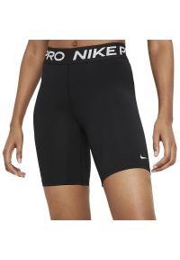 Spodenki Nike Pro 365 CZ9840-010 - czarne. Stan: podwyższony. Kolor: czarny. Materiał: poliester, materiał. Technologia: Dri-Fit (Nike). Sport: kolarstwo, fitness #1