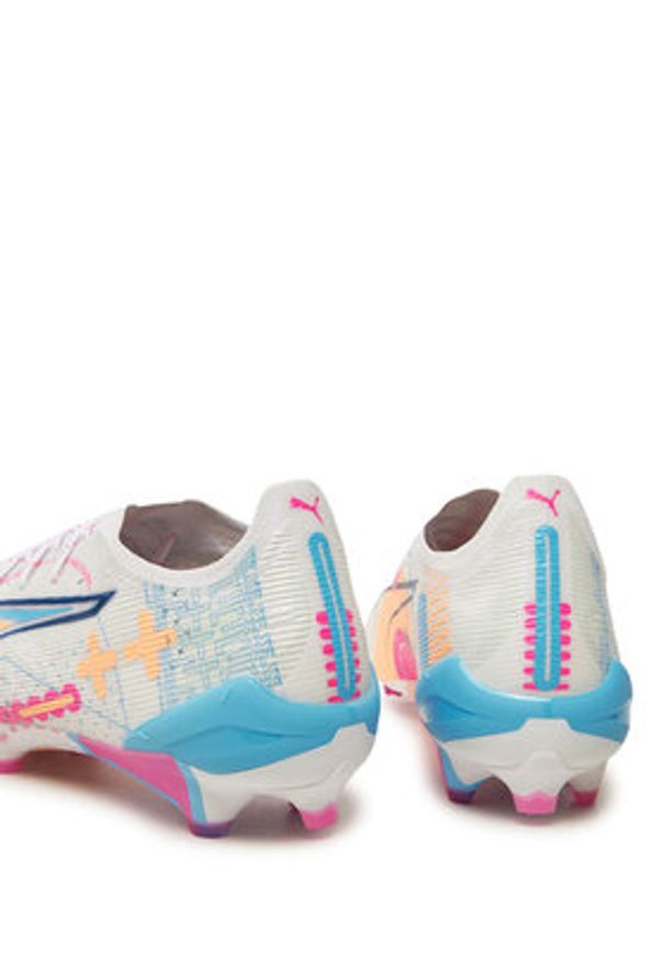 Puma Buty do piłki nożnej ULTRA 5 ULTIMATE VOL. UP FG 108063 01 Biały. Kolor: biały. Materiał: materiał, mesh